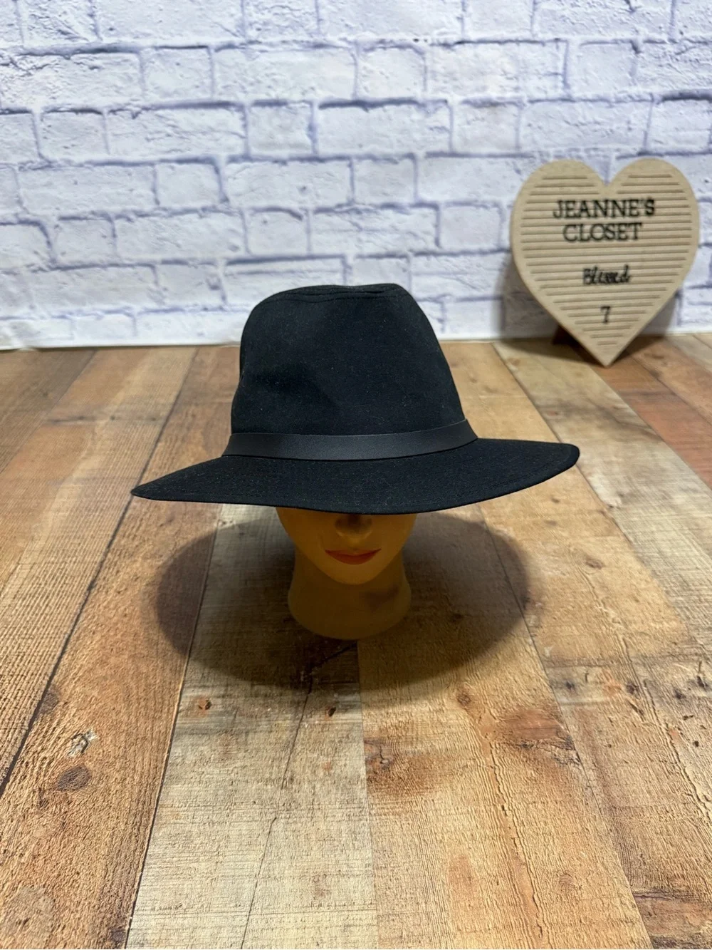 Bailey Wind River Dalton Safari Black Boho Western Fedora Hat Size Large  the Ba